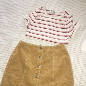 Forever 21 skirt and top